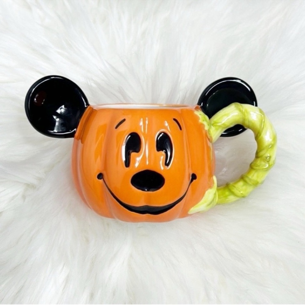 Disneyland Disney Parks Halloween MickeyPumkin Ceramic Mini Mug Dish EU